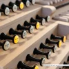 Registerzüge der digitalen Orgel Gloria Concerto Plus 4-68cc in traditioneller Anordnung