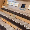Klaviatur der Gloria Concerto Plus 3-51 Trend DLX mit drei Manualen und präziser Druckpunktsimulation