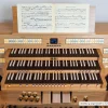 Klaviatur der Gloria Concerto Plus 3-51 Trend mit drei Manualen und präziser Druckpunktsimulation