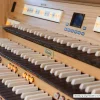 Klaviatur der Gloria Concerto Plus 3-51 Trend mit drei Manualen und präziser Druckpunktsimulation