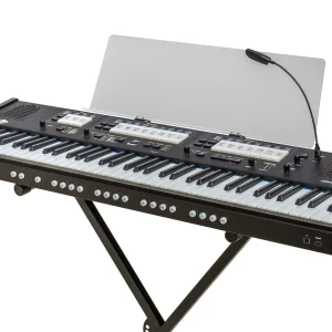 Johannus One², tragbare Digitalorgel mit Notenpult, Registerwippen und integrierten Lautsprechern